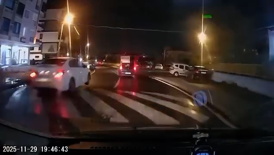 Tehlikeli kovalamaca araç kamerasında