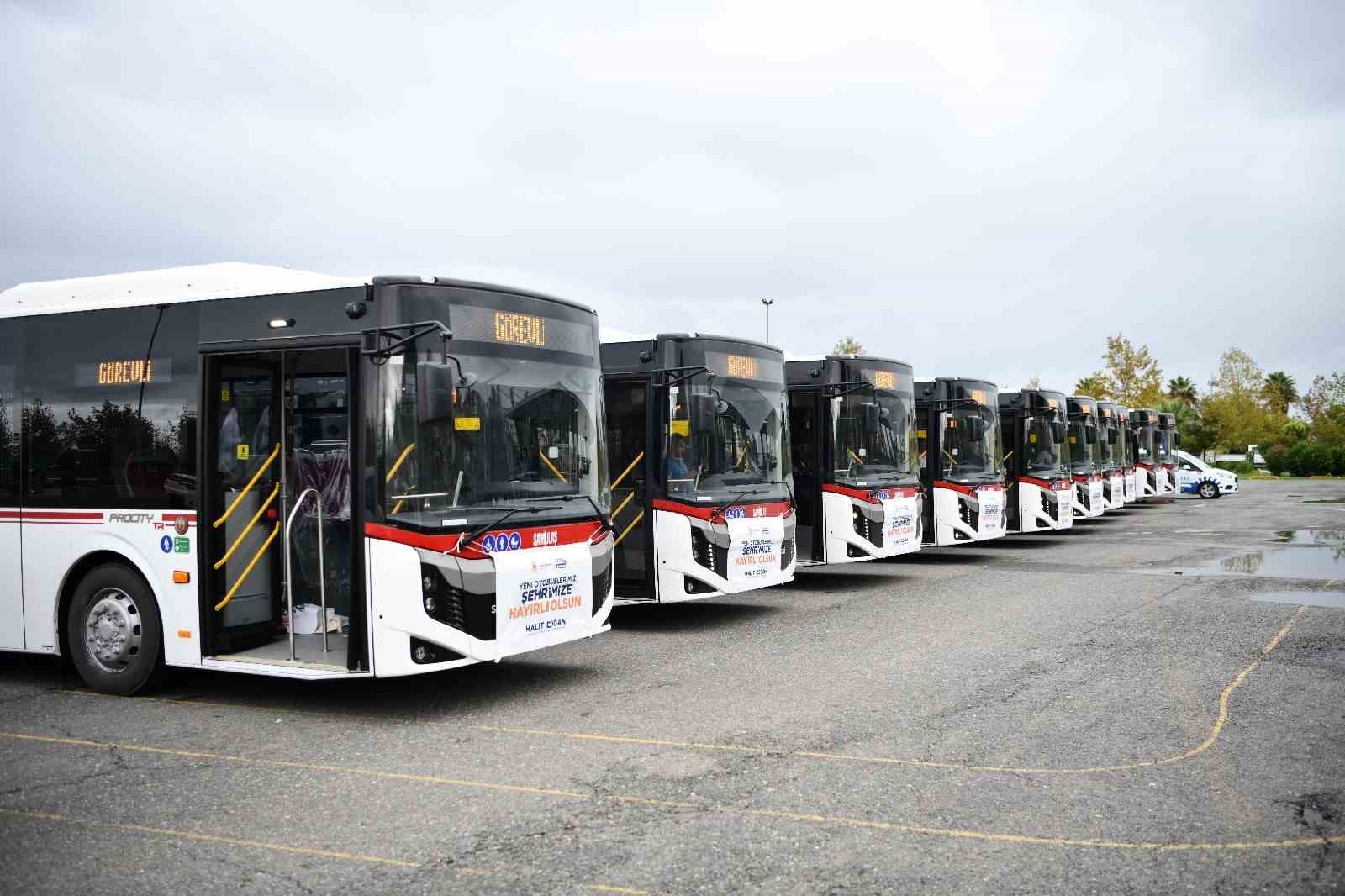 Samsun Büyükşehir otobüs filosunun yüzde 25 artırdı
