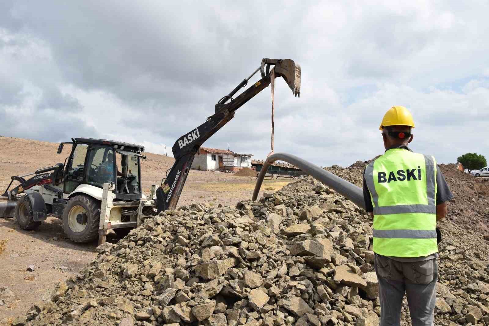 Hacıhüseyin’e yeni içme suyu hattı