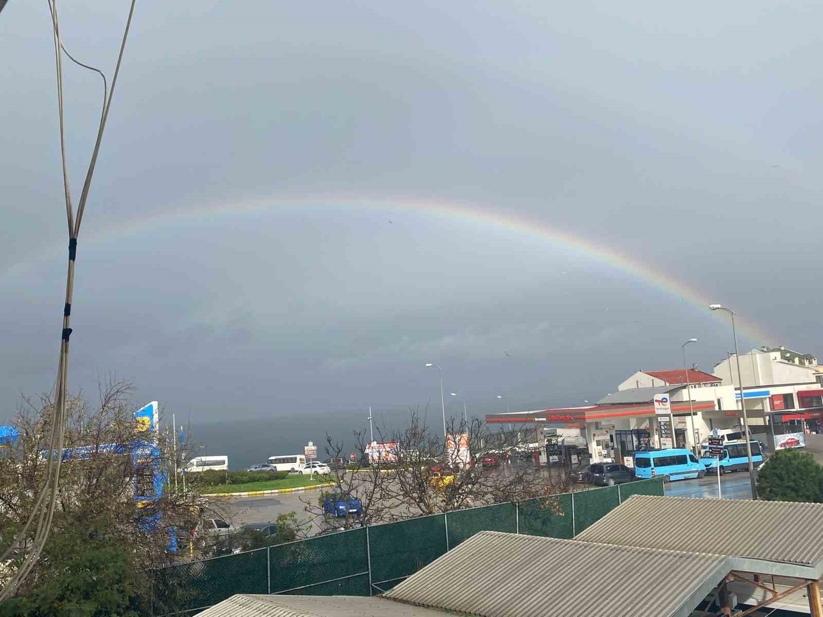 Sinop’ta gökkuşağı manzarası