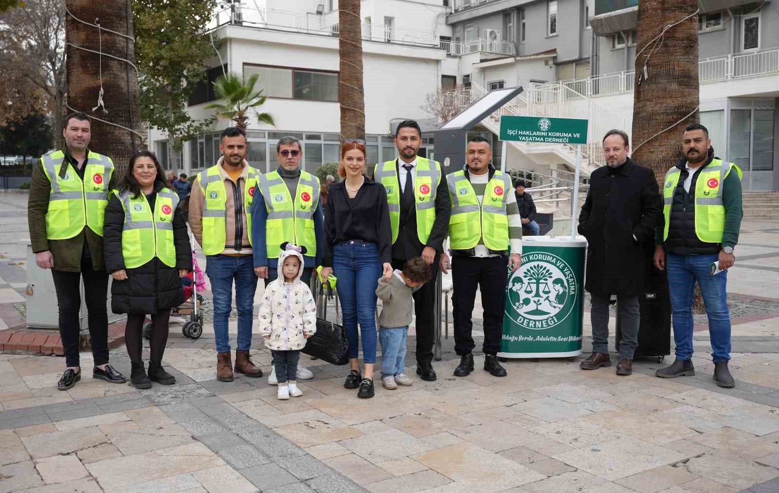 Denizli’de işçilerin hakları ve iş yerlerinde yaşadıkları sorunlara dikkat çekildi