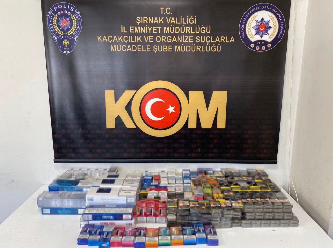 Şırnak’ta jandarma 10 milyon liralık kaçak malzeme ele geçirdi