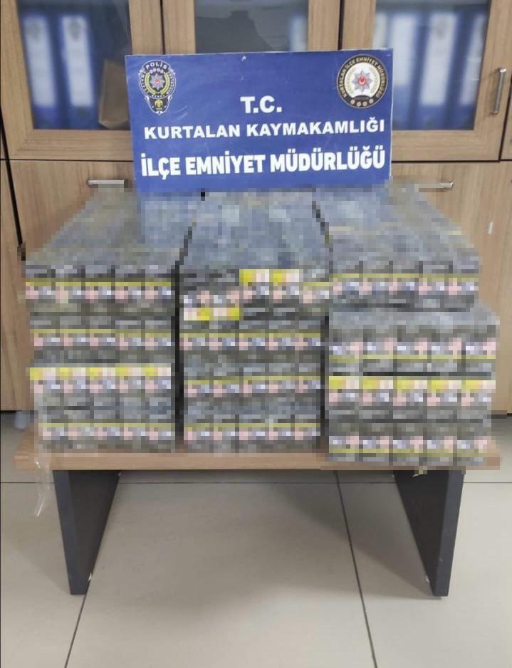 Siirt’te bir araçta bin 800 adet kaçak sigara ele geçirildi