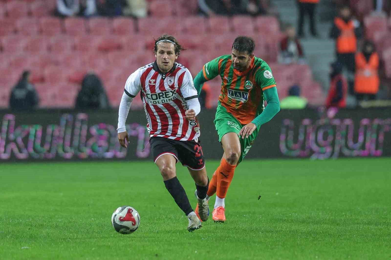 Trendyol Süper Lig: Samsunspor: 1 - Alanyaspor: 1 (Maç sonucu)