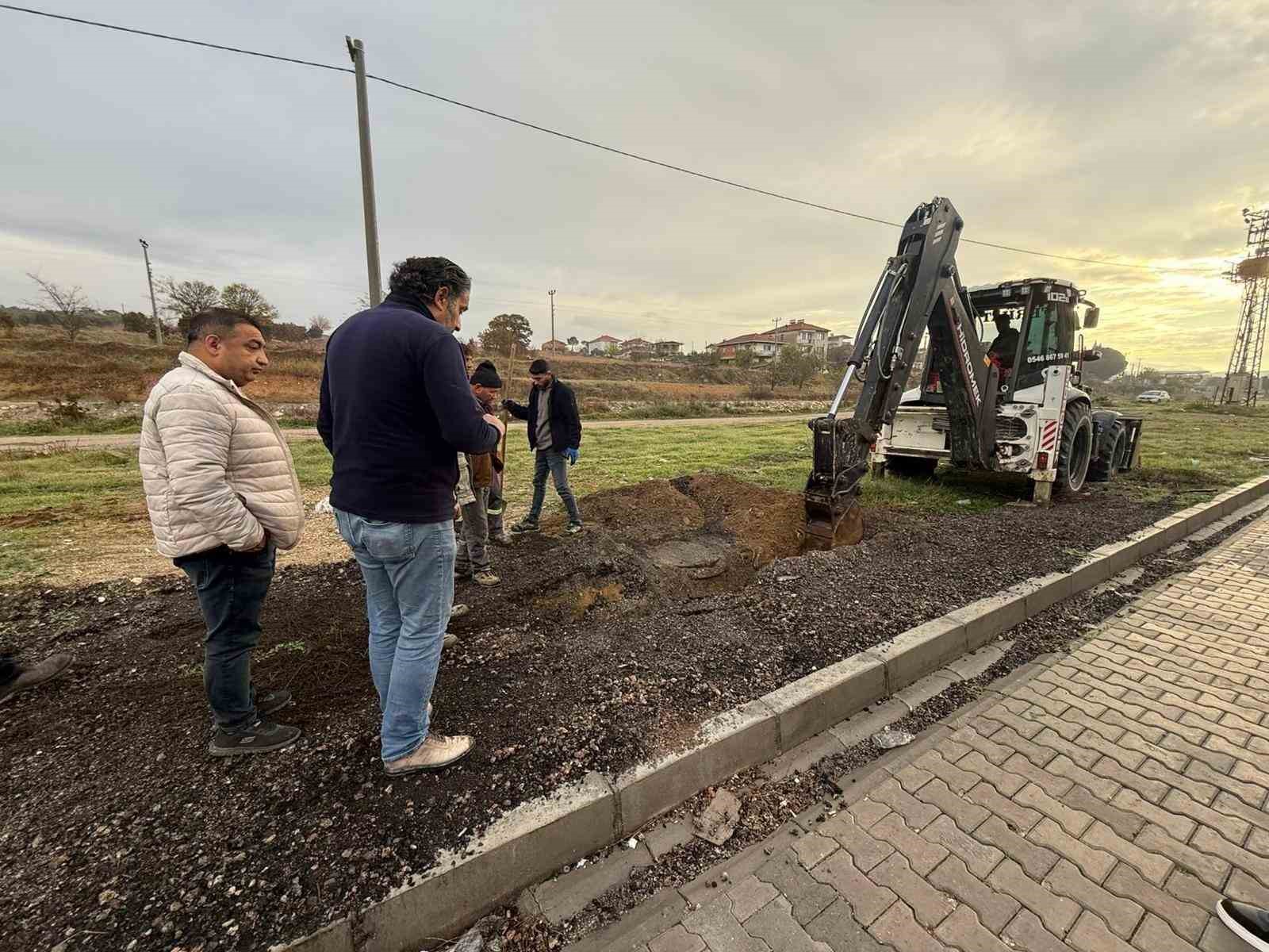 K&ouml;pr&uuml;başı&rsquo;nda doğalgaz i&ccedil;in ilk kazma vuruldu
