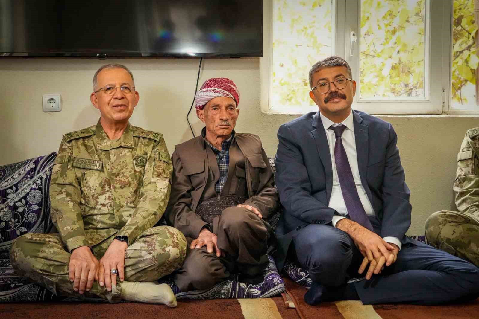 Aktütün Karakolu’na üst düzey ziyaret