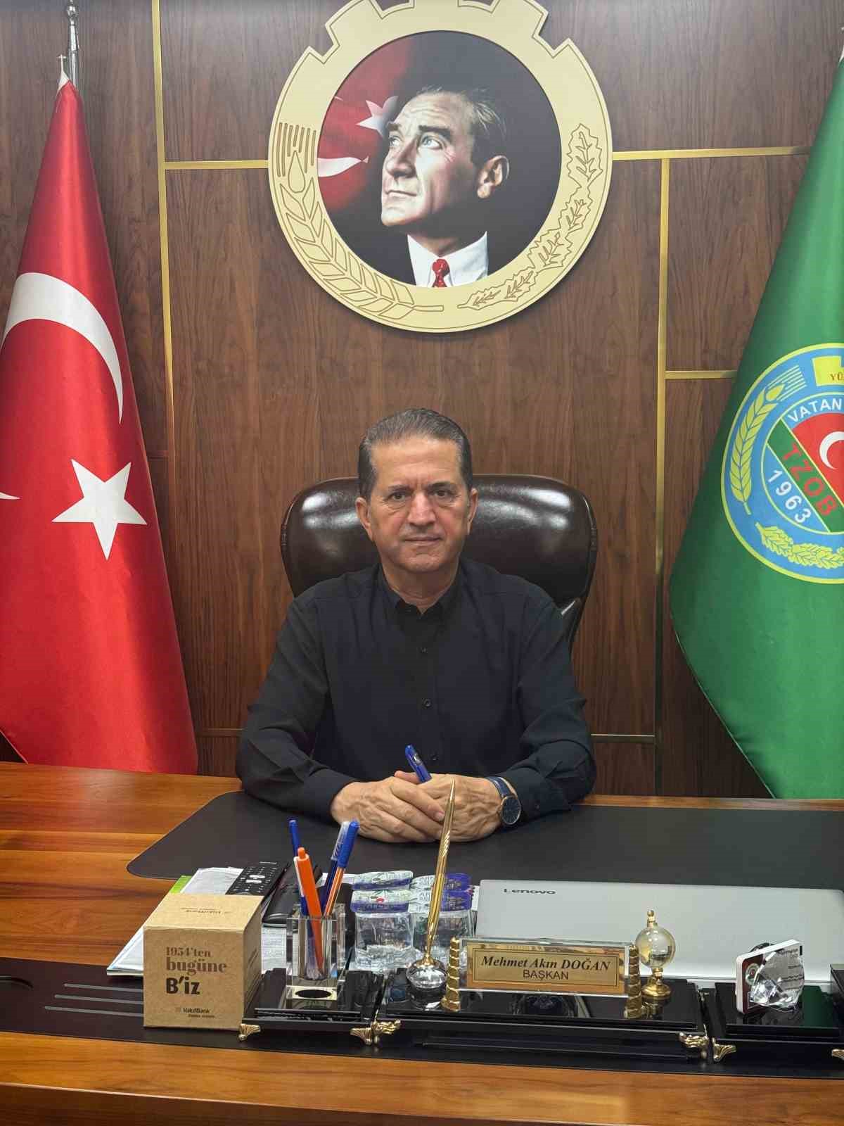Yüreğir Ziraat Odası Başkanı Doğan: "Çiftçimizin ayakta kalması, Türkiye’nin güçlü kalması demektir"