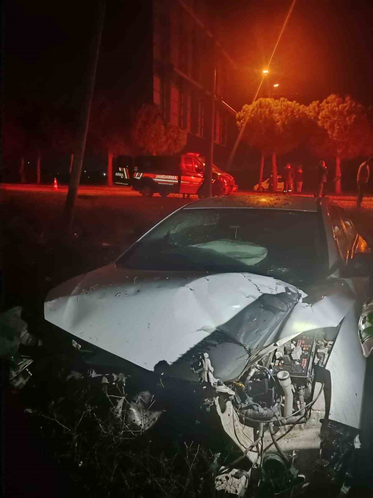 Susurluk’ta trafik kazası: 1 yaralı