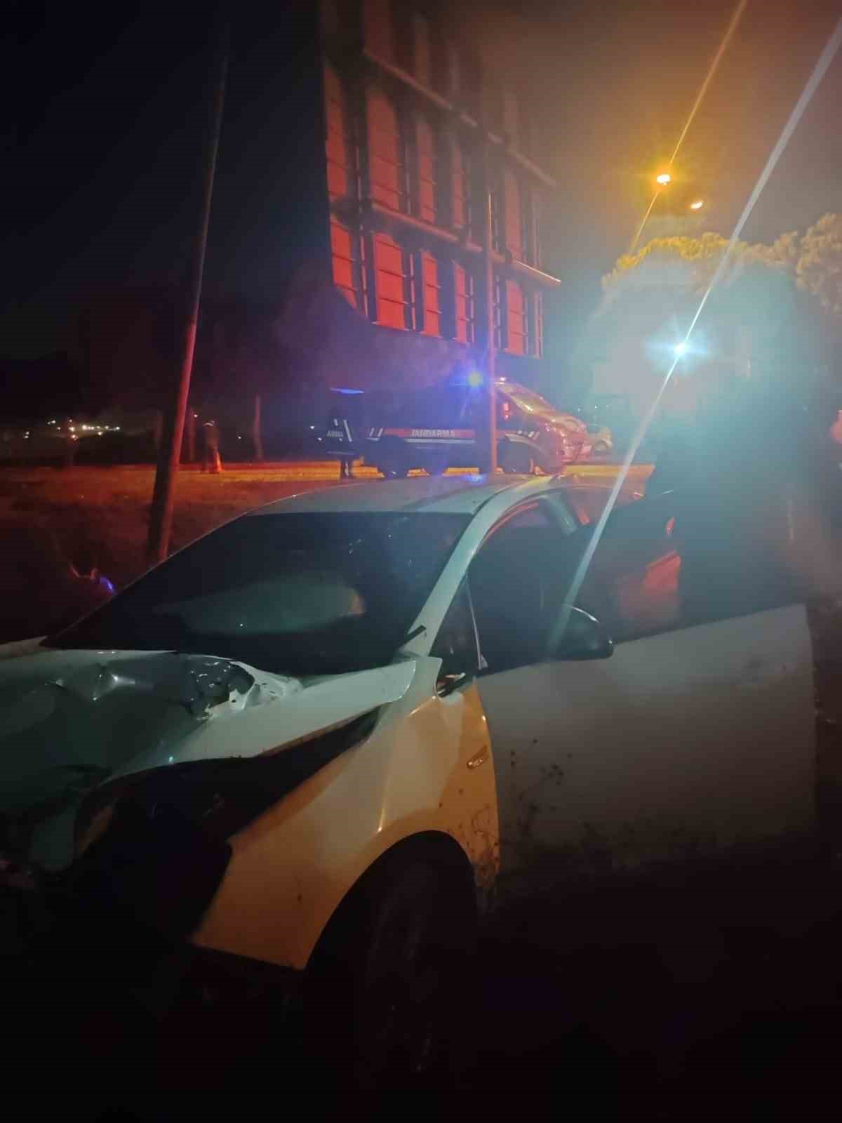 Susurluk’ta trafik kazası: 1 yaralı