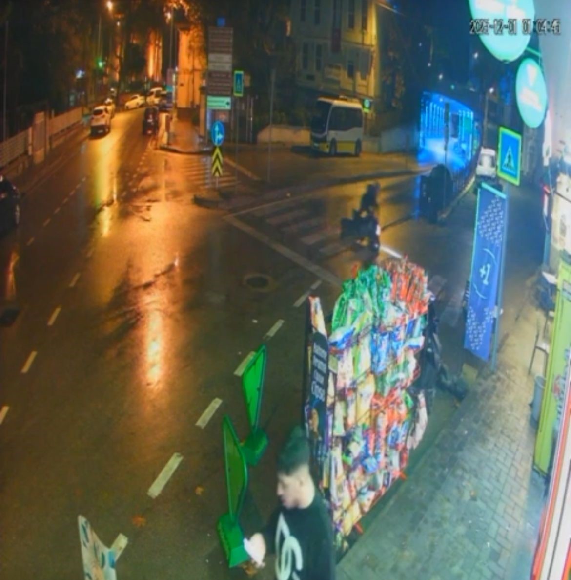 Bursa’da korkunç kaza böyle geldi
