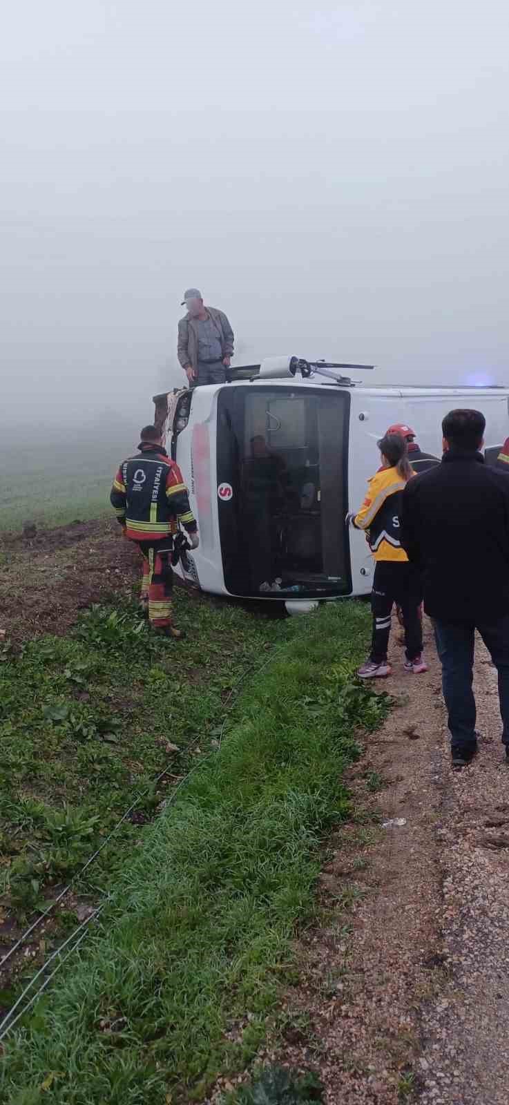 Bandırma’da okul servisi kaza yaptı 8 öğrenci hastaneye kaldırıldı
