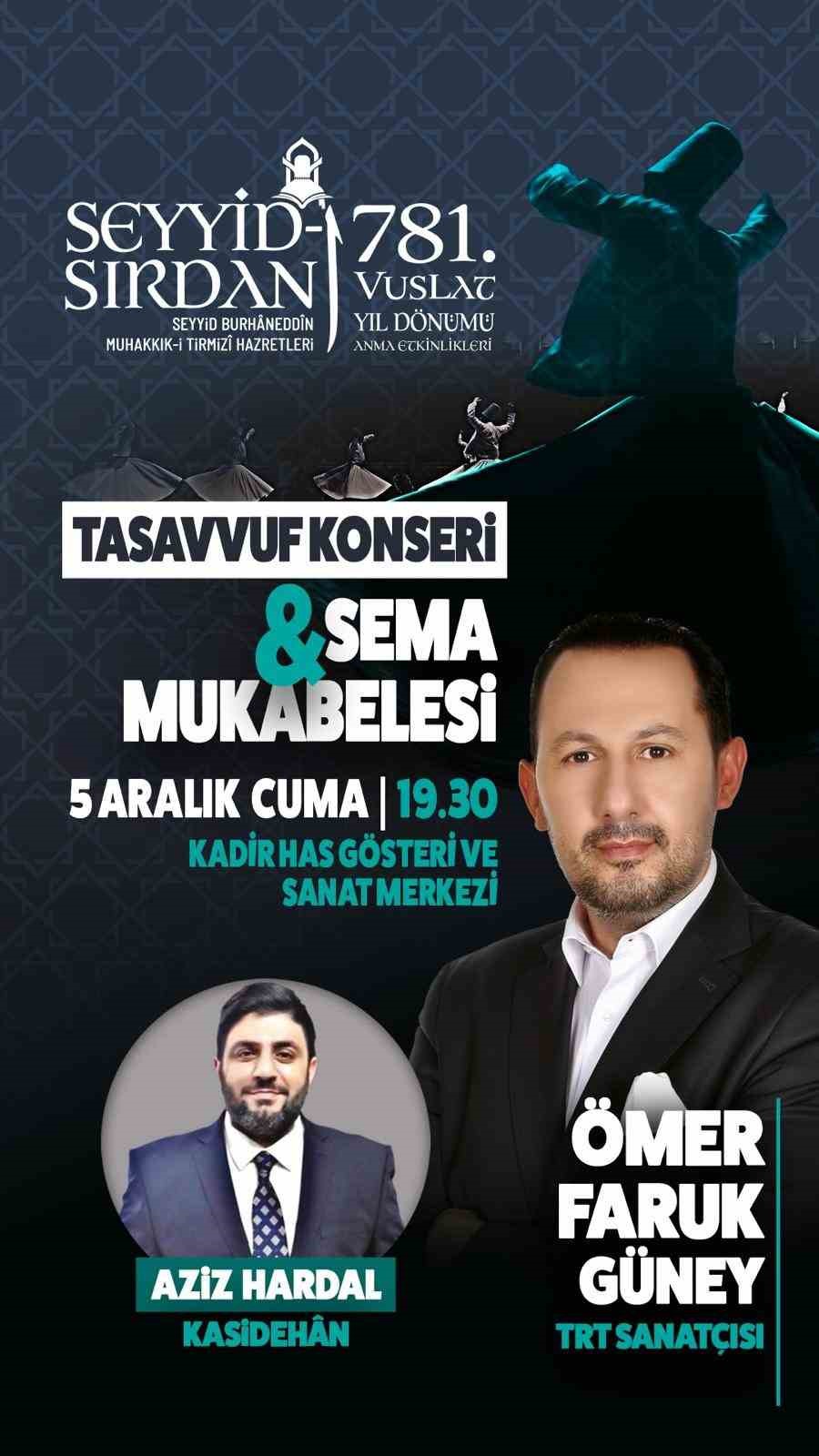 Seyyid Burhaneddin, vefatının 781. yıld&ouml;n&uuml;m&uuml;nde anılacak
