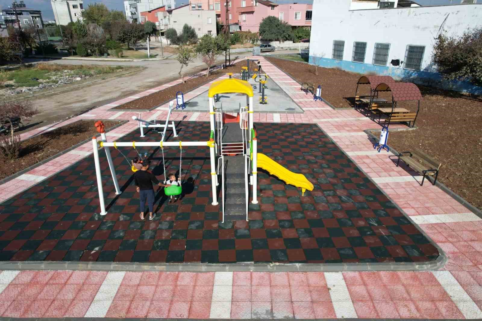 Akdeniz’de bir park daha yenilendi