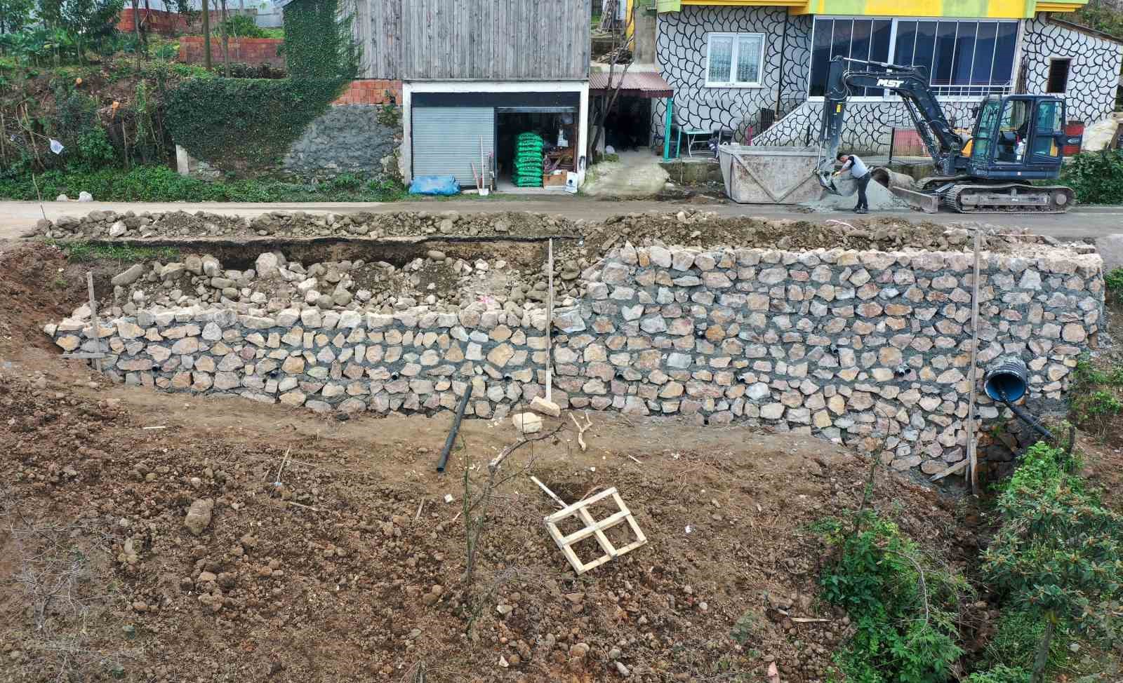 OBB’den Altınordu’da 6,5 yılda 42 bin metreküp taş duvar çalışması