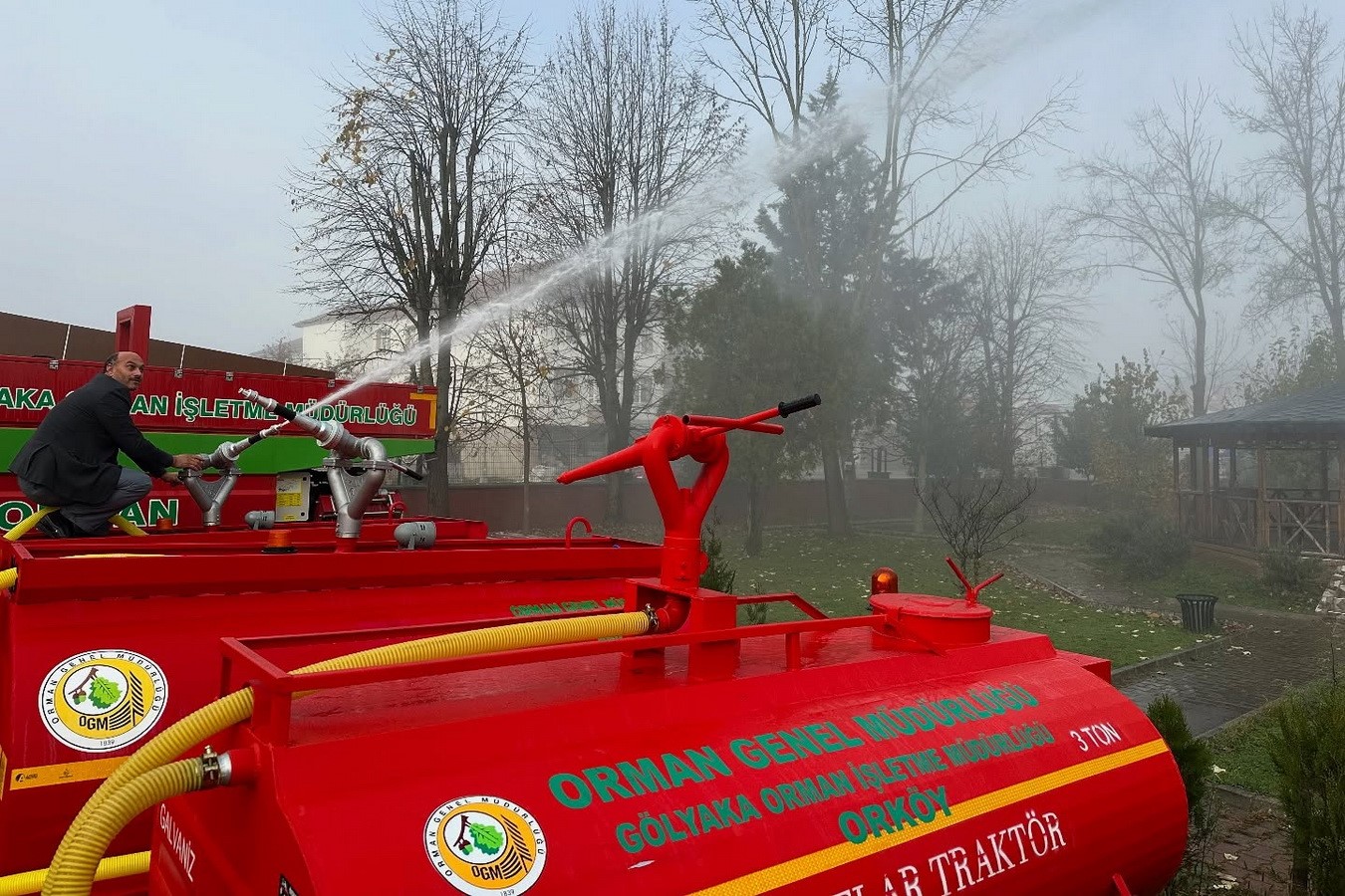 Gölyaka’da köylülere su tankeri

