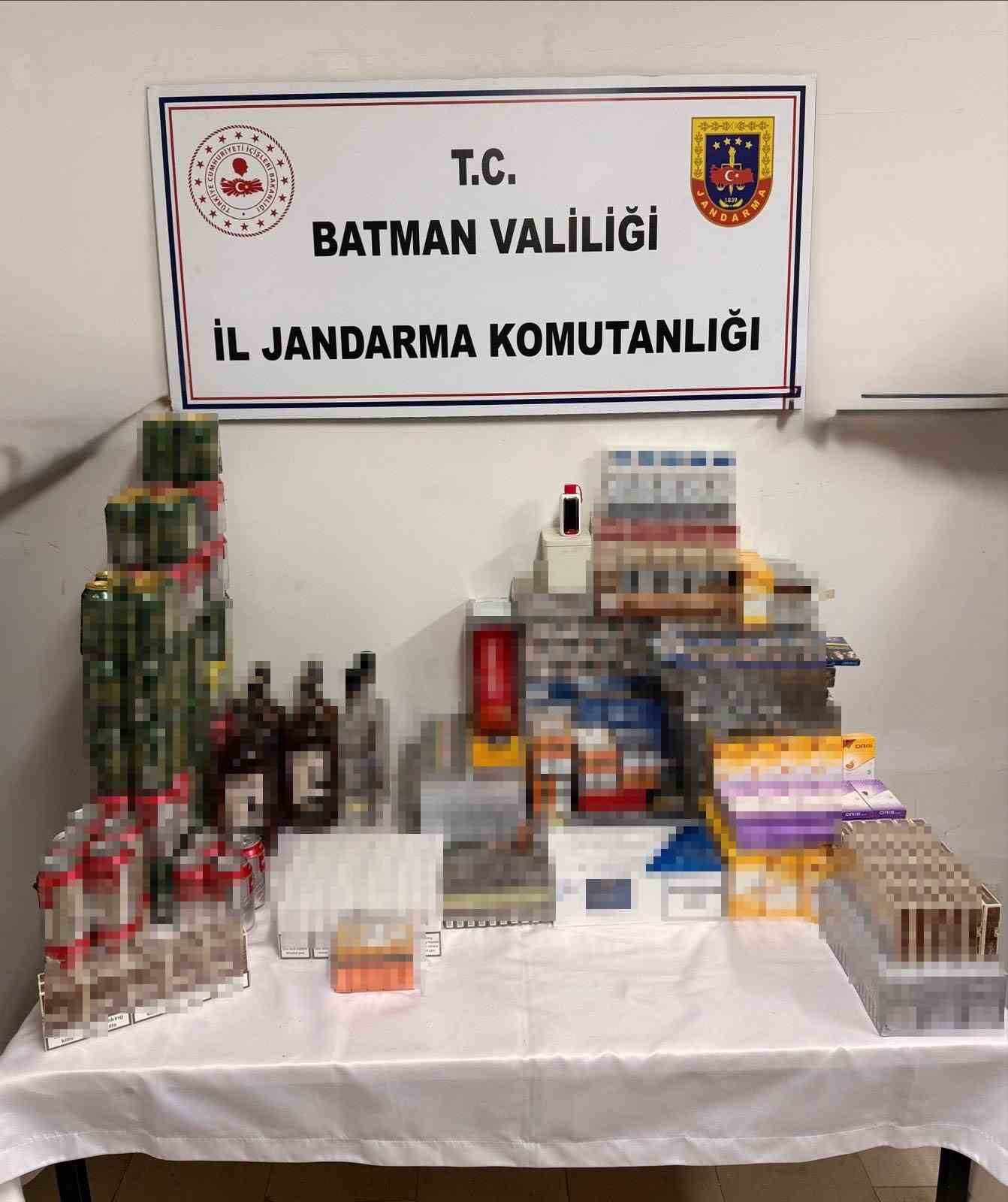 Batman’da kaçakçılık operasyonu