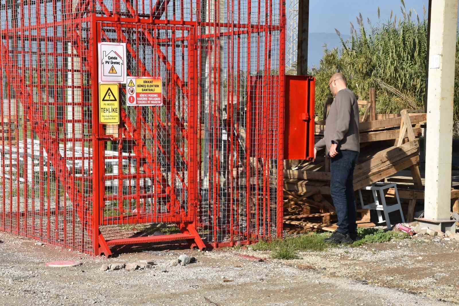 Germencik’te GES Projesi tamamlandı
