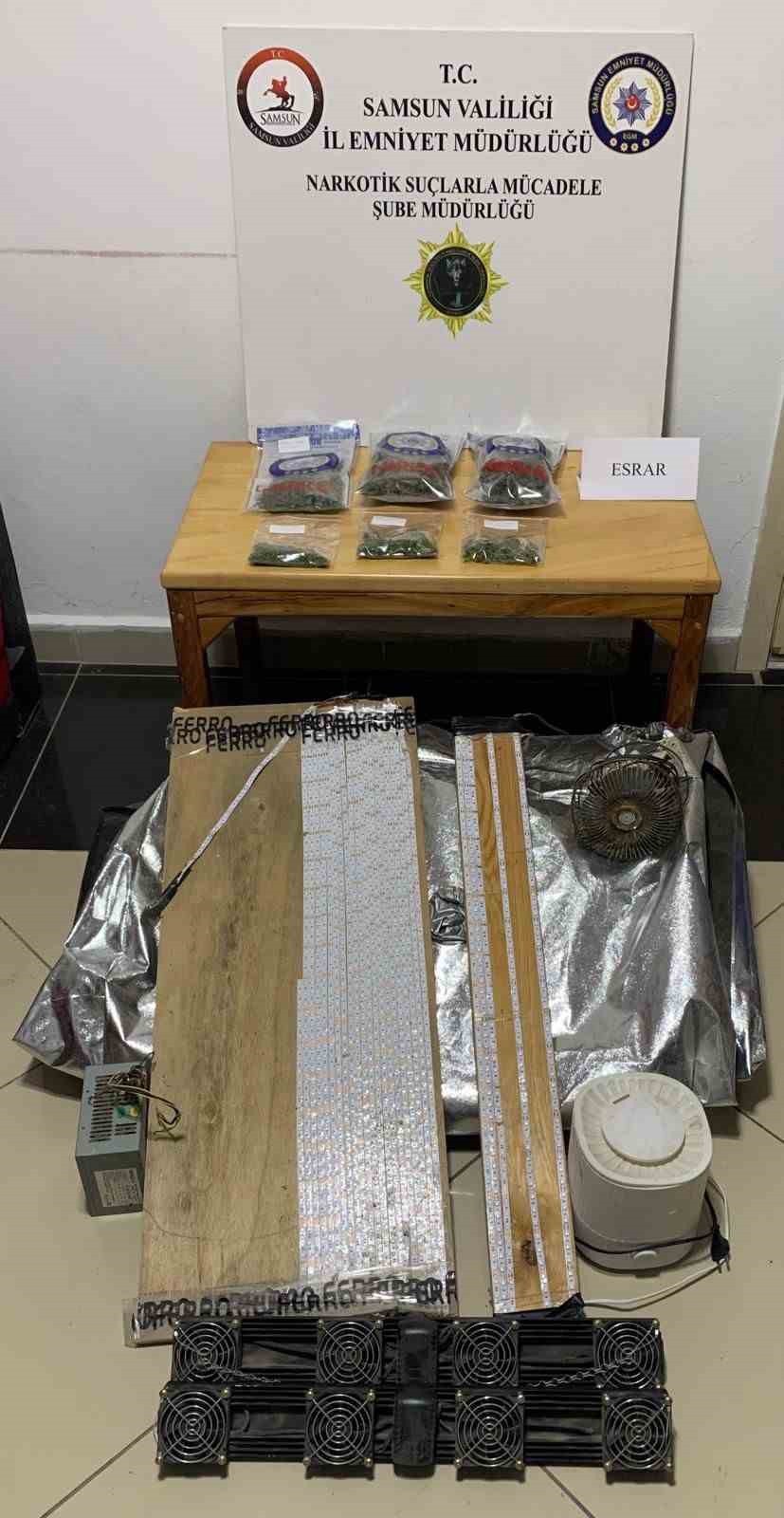 Bağ evindeki uyuşturucu düzeneğini ’Tony’ ortaya çıkardı
