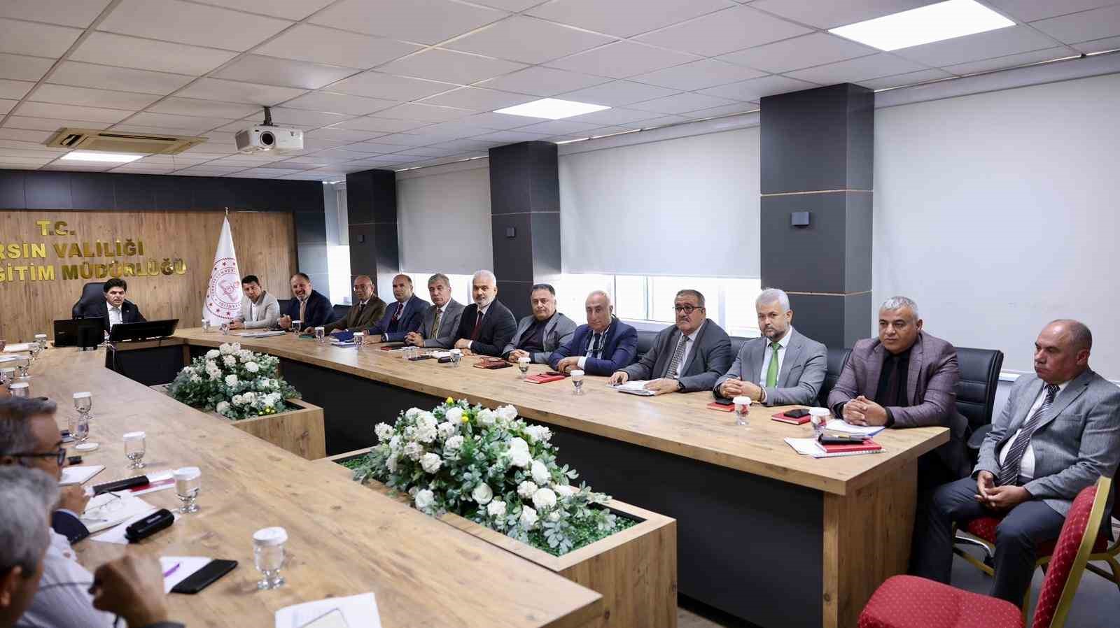 Mersin’de eğitim gündemi masaya yatırıldı
