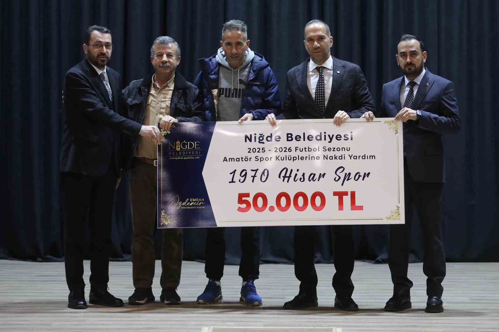 Niğde Belediyesi’nden amatör spora rekor destek
