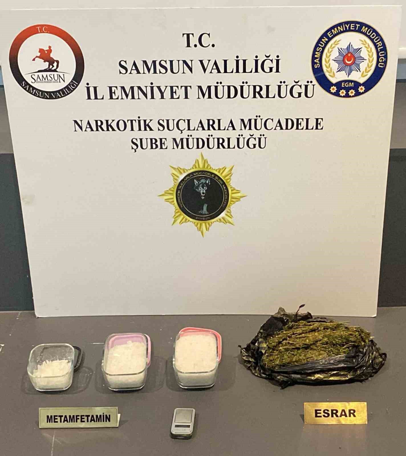 Samsun’da uyuşturucu operasyonu: 1 gözaltı