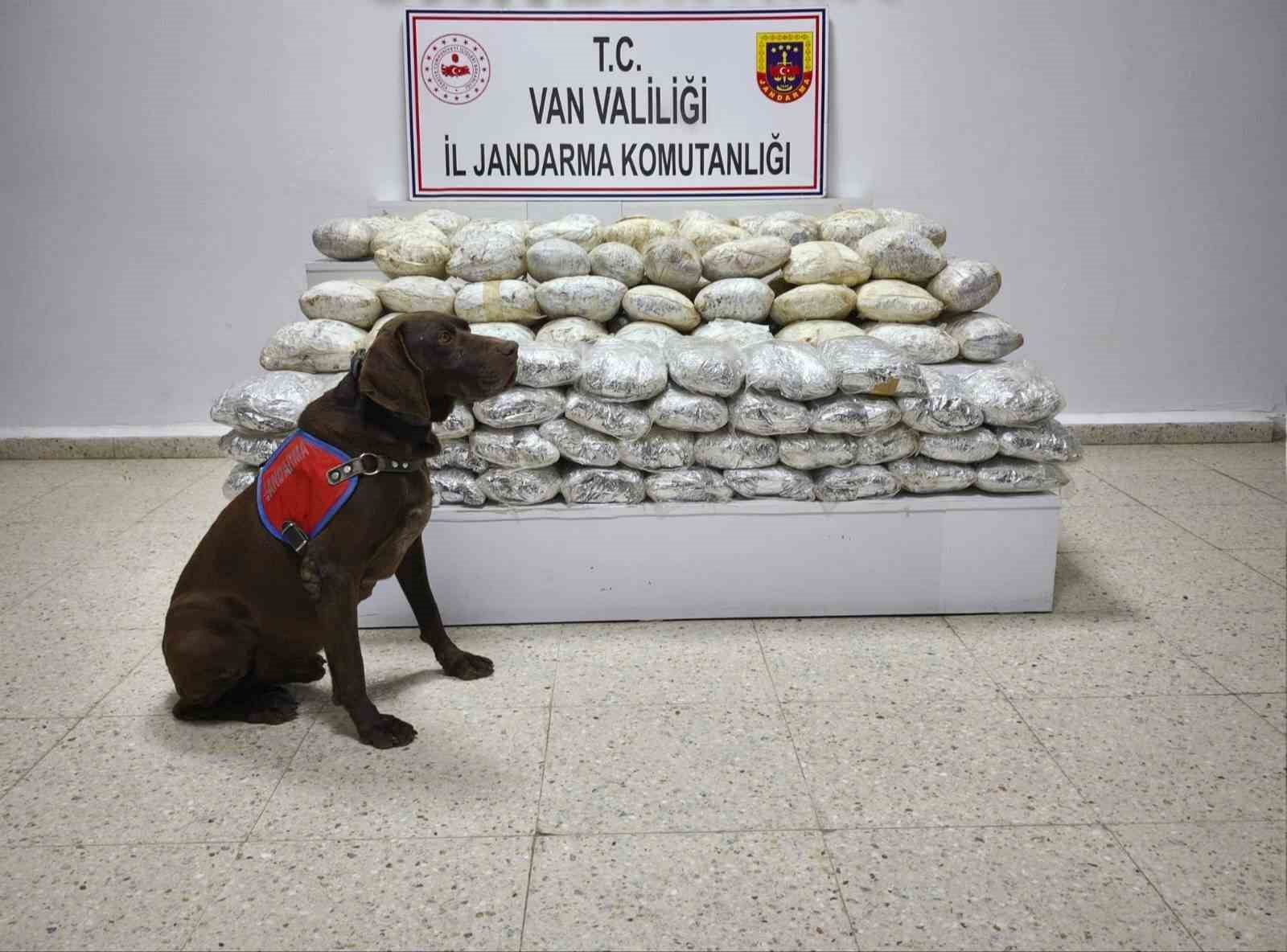 Başkale’de 60 kilo uyuşturucu ele geçirildi