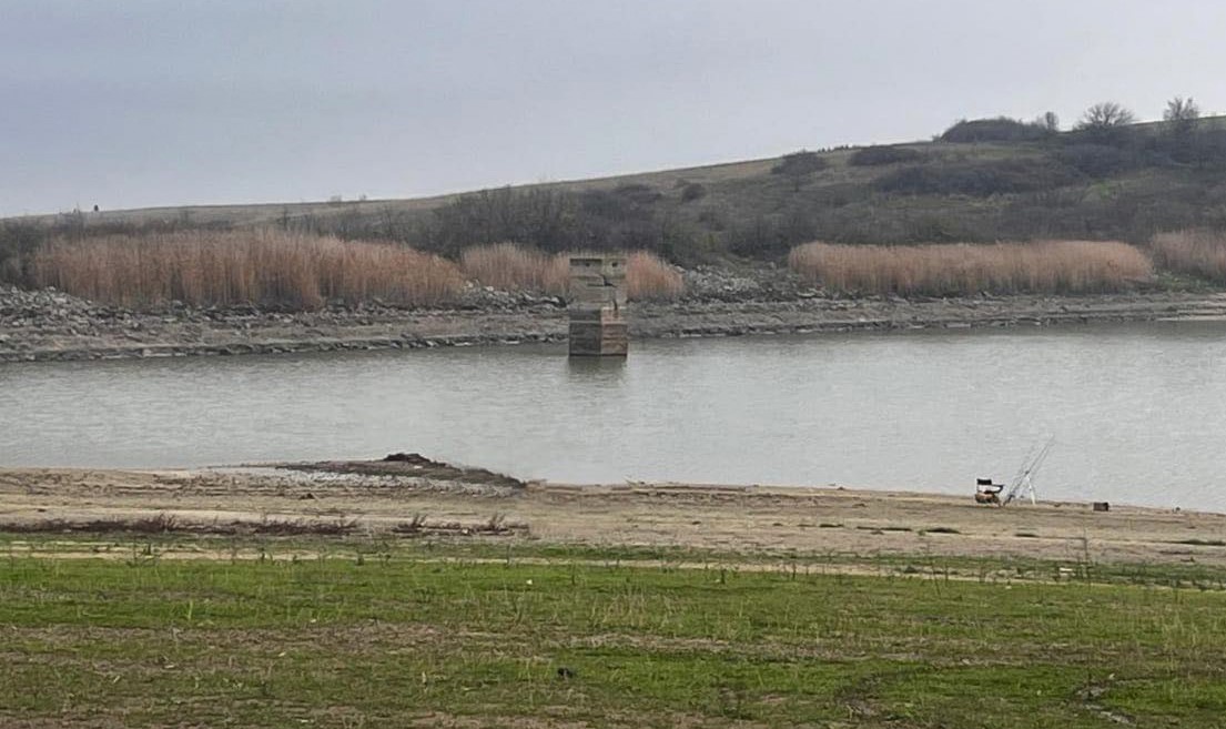 Tekirdağ’daki Hayrabolu Göleti’nde su seviyesi ciddi oranda düştü