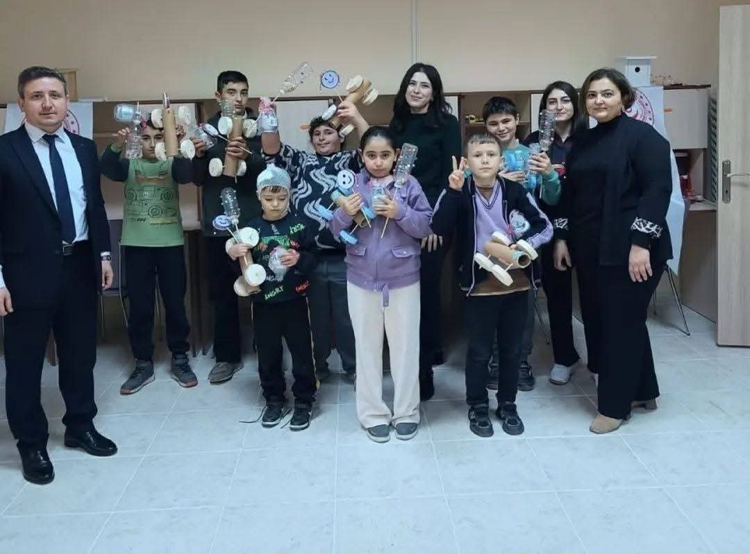 Özel bireyler geri dönüşümle hem öğrendi hem eğlendi