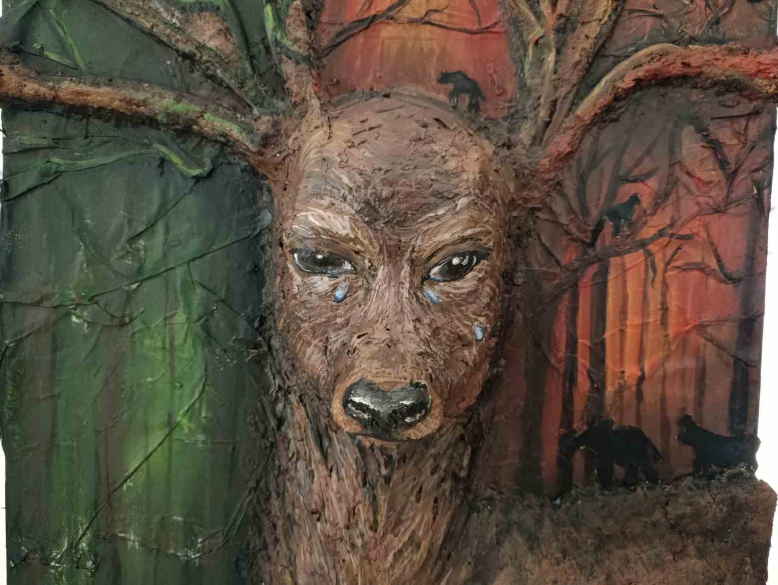 Tekirdağ’da öğrencilerden doğa temalı sergi