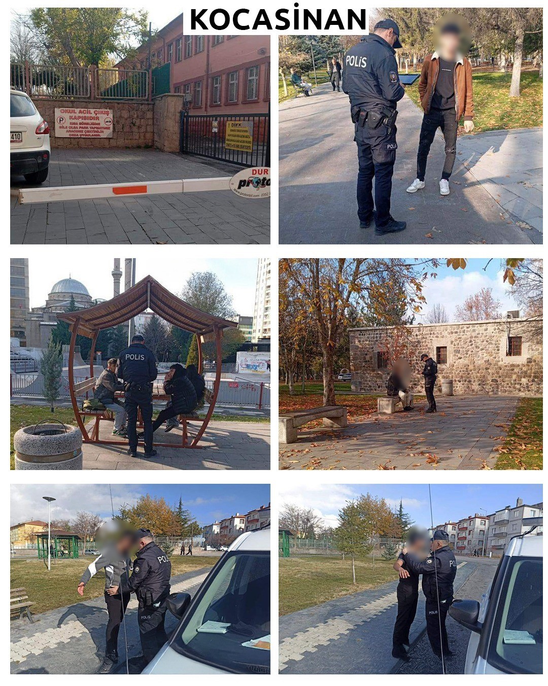 Kayseri polisinden okul önlerinde önlem: 321 şahıs sorgulandı