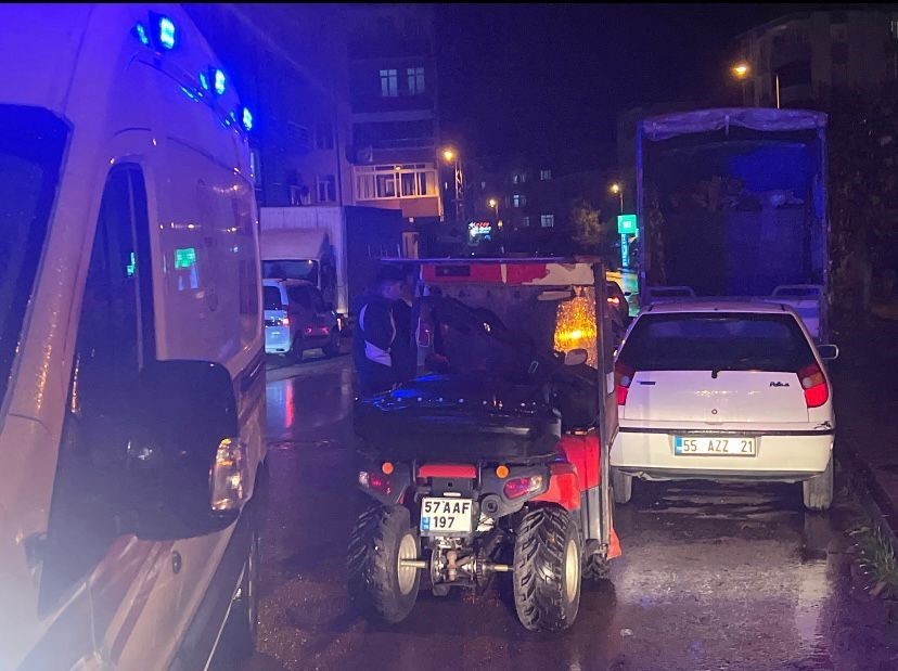 Sinop’ta ATV yayaya çarptı: 1 yaralı
