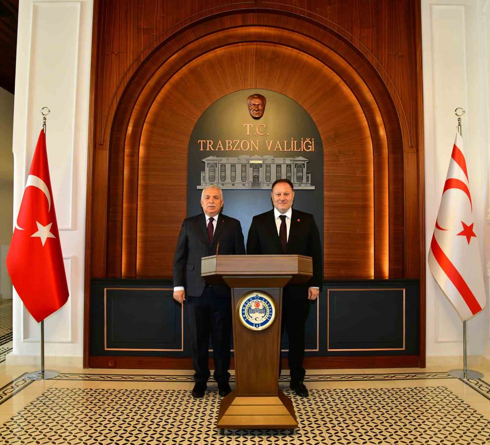 KKTC Meclis Başkanı Ziya Öztürkler Trabzon’da