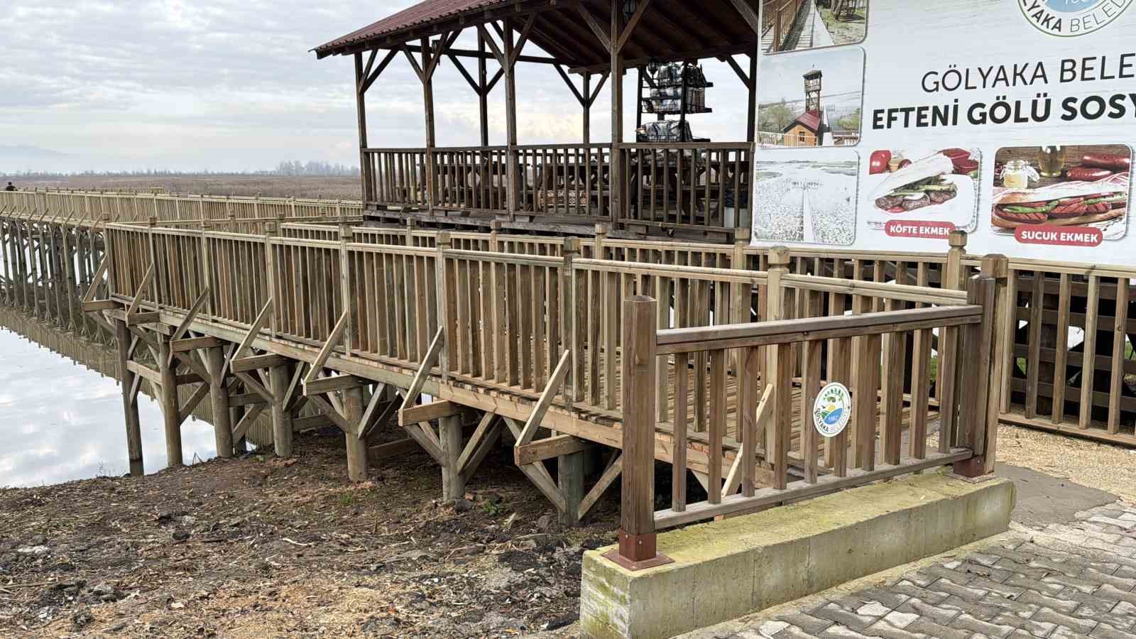 Turizmin parlayan yıldızı Efteni Gölü’nde engelsiz dönem başladı
