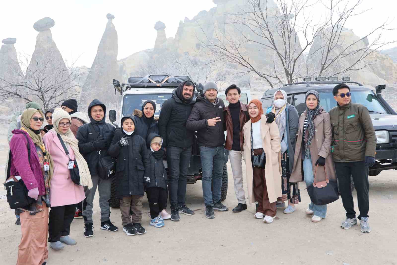 Kapadokya’ya sis çöktü
