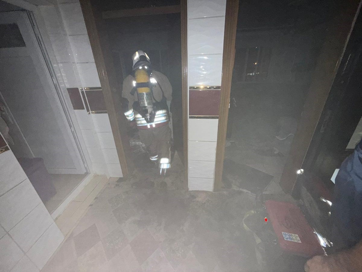 Antakya&rsquo;da ev yangını
