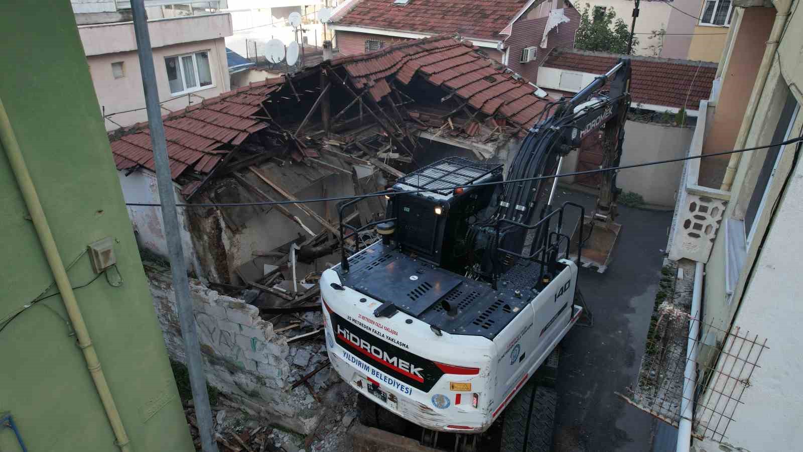 Yıldırım’da metruk yapılara yer yok