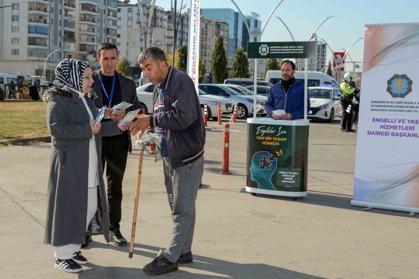 Diyarbakır’da engellilerin haklarına yönelik farkındalık çalışması yapıldı