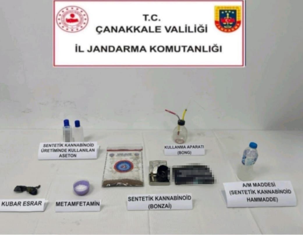 Çanakkale’de uyuşturucu operasyonu: 1 tutuklama
