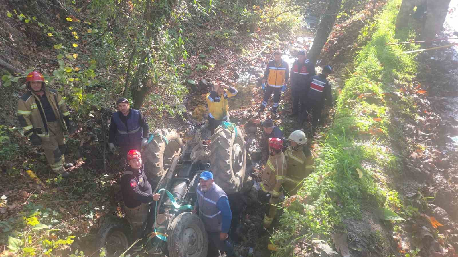 Traktör altında can pazarı