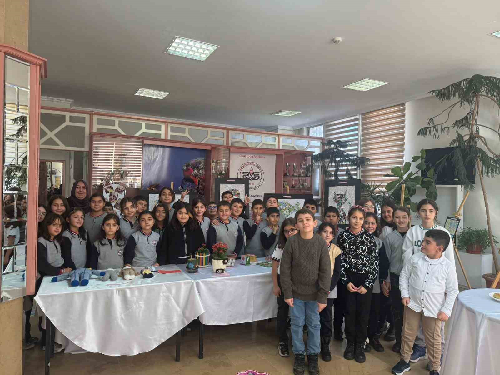 Erzurum’da özel öğrencilerden anlamlı sergi

