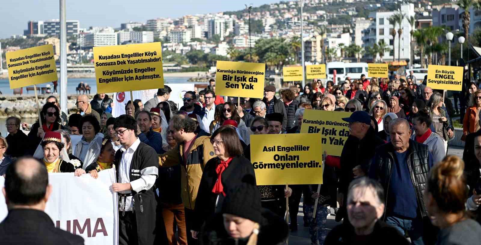 Kuşadası’nda ’3 Aralık Dünya Engelliler Günü’ kutlandı