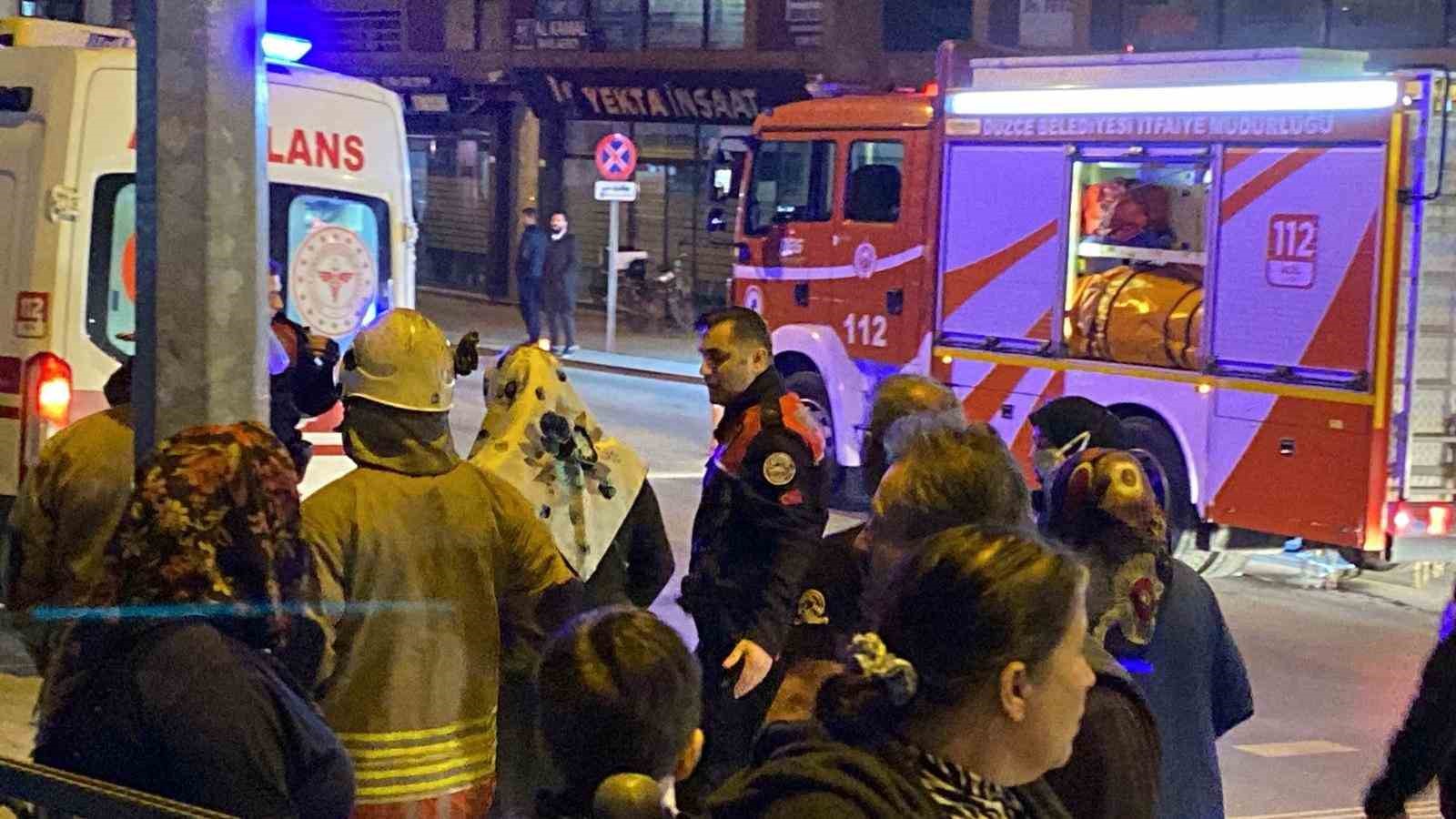 Genç kadın, polis ve itfaiye ekiplerini seferber etti