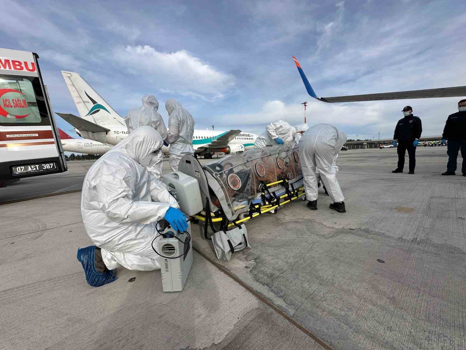 Antalya Havalimanı’nda uluslararası salgın senaryolu "Acil Durum Tatbikatı"