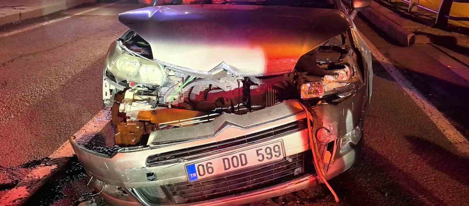 Şehir hastanesi kavşağında zincirleme kaza
