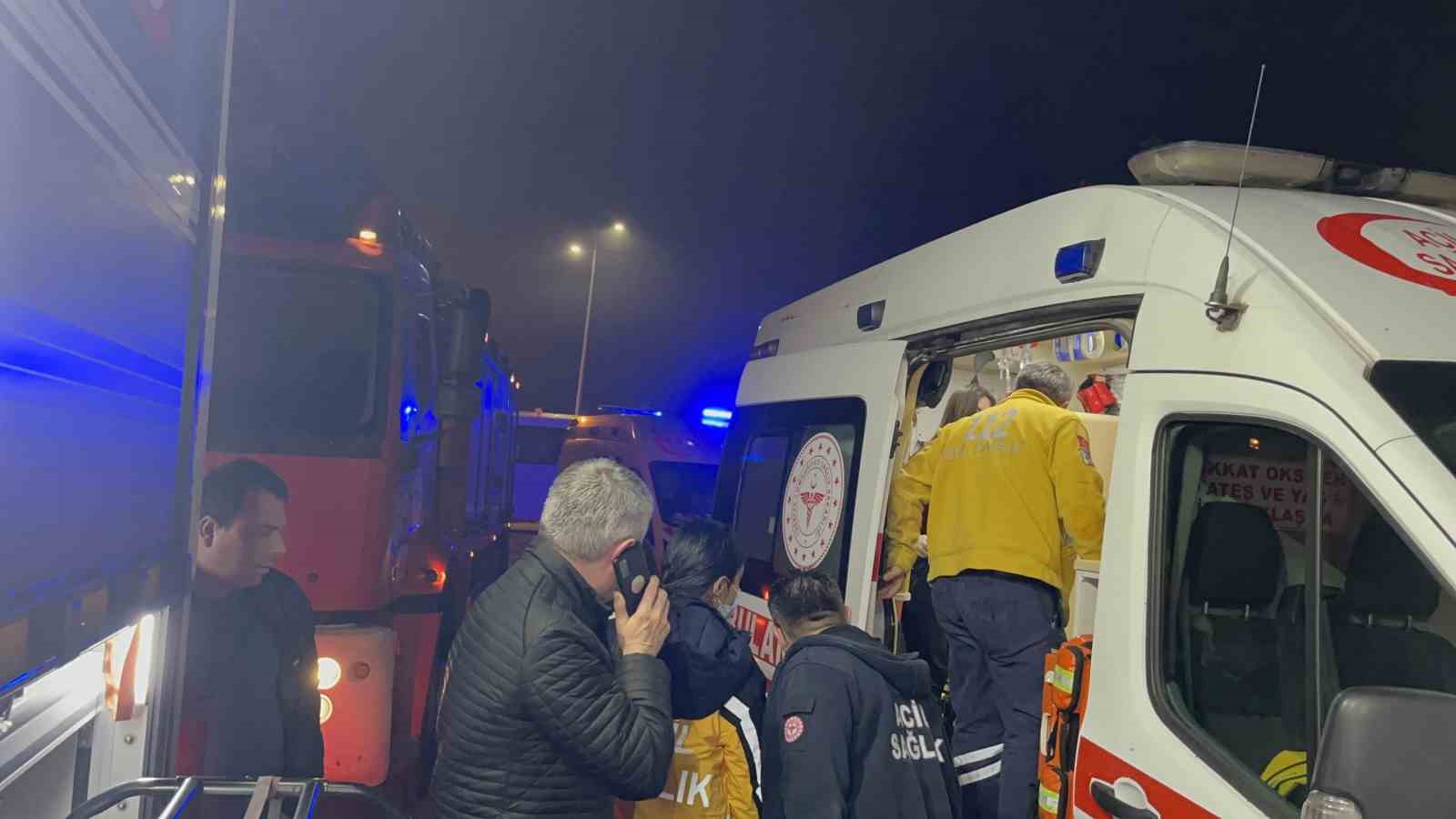 Taşındığı evdeki ilk günde çıkan yangında ağır yaralandı