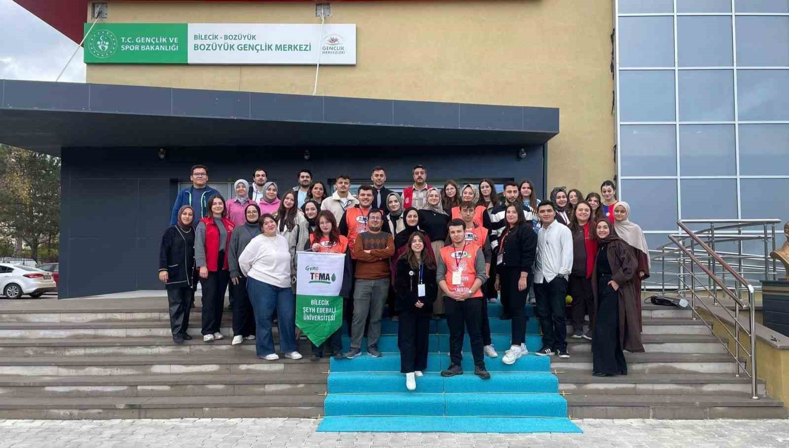 Bilecik’te gençlere eğitim ve çevre bilinci aşılandı