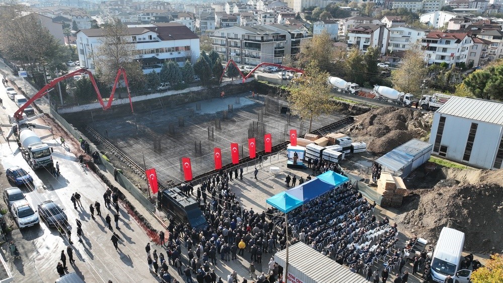 Çiftlik Ulu Cami’nin temeli törenle atıldı
