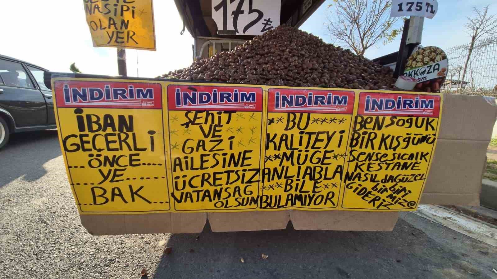 Kestane sezonu açıldı: Kilosu 175 lira
