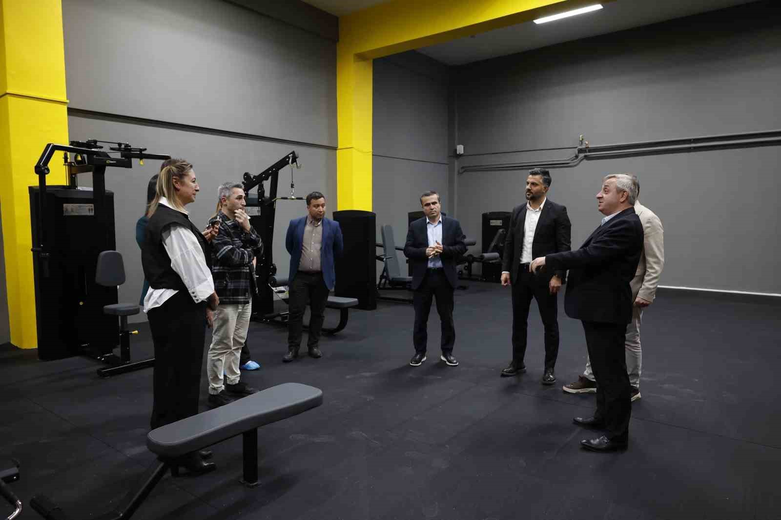 Denizli Kız Öğrenci Yurtlarında fitness salonu hizmete girdi
