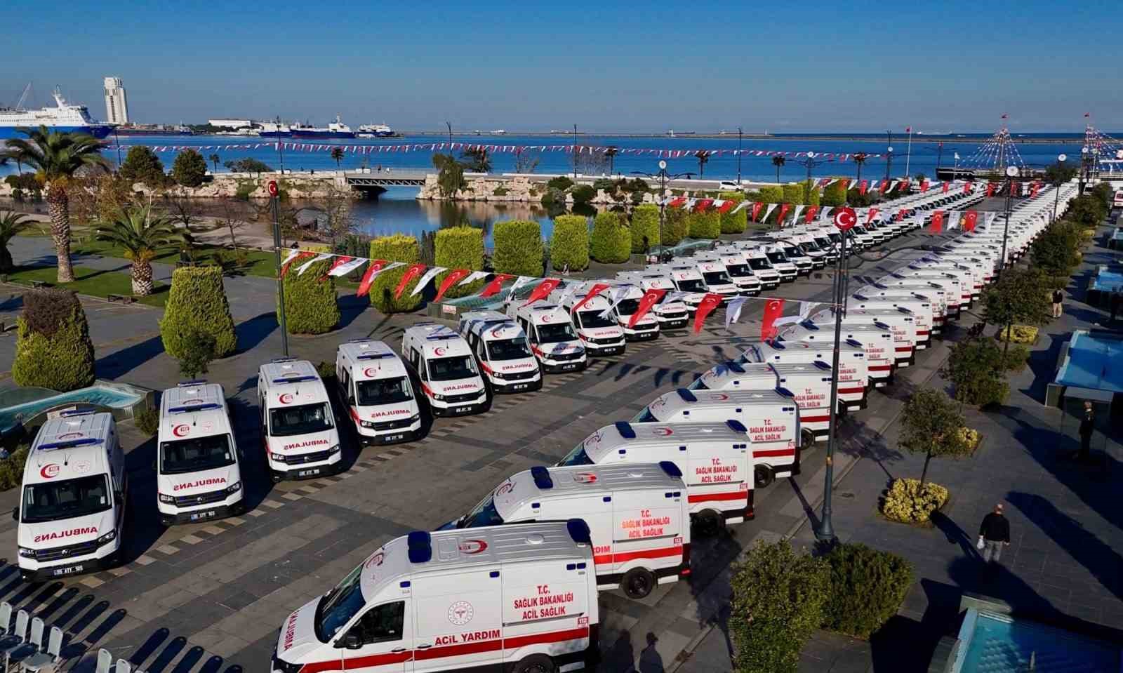 Samsun’a 100 yeni ambulans: Filodaki araç sayısı 60’tan 160’a çıkıyor